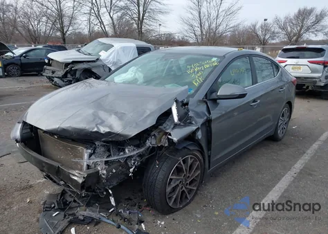 2020 Hyundai Elantra Limited from USA, damaged, VIN 5NPD84LF8LH529320